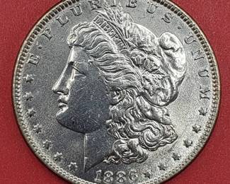 1886 Morgan Silver Dollar Higher Grade