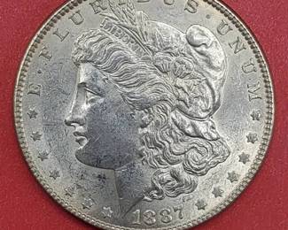1886 Morgan Silver Dollar Higher Grade