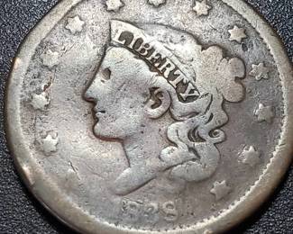 1838 Large Cent