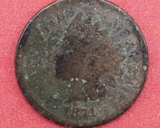 1871 Indianhead Cent, Filler