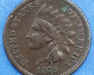 1879 Indianhead Cent, Nearly Full Liberty