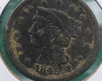 1845 Large Cent