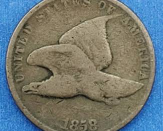 1858 Flying Eagle Cent