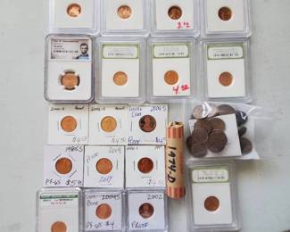 2019-W MS68 AND 9 Proof Lincoln Cents AND 120 Coppers 1959-81 AND 7 Misc. Cents