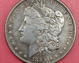 1885 Morgan Silver Dollar Higher Grade