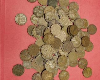 100 Wheat Cents 1909-1929