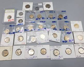 22 Proof and 9 Mint Jefferson Nickels--See Photos