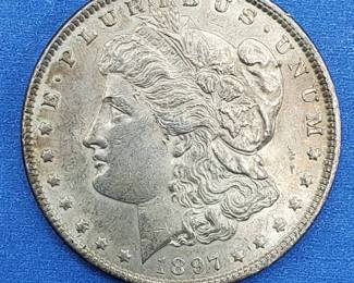 1897 Morgan Silver Dollar Higher Grade