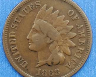 1868 Indianhead Cent
