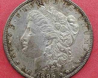 1896 Mortgan Silver Dollar