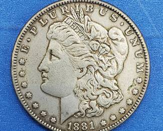 1881 Morgan Silver Dollar
