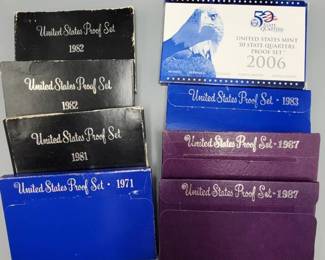 8 U.S. Proof Sets