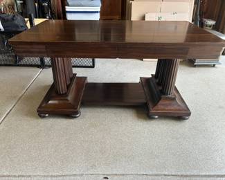 Solid mahogany table/desk  60"W x 34"D x 30"H 