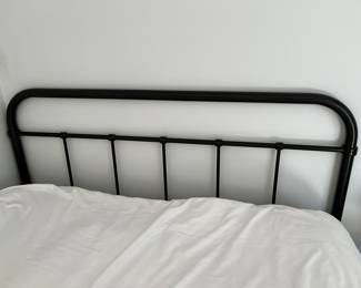 Full size metal headboard only (mattress and frame NFS)