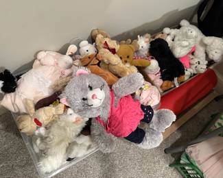 Plush and toys....