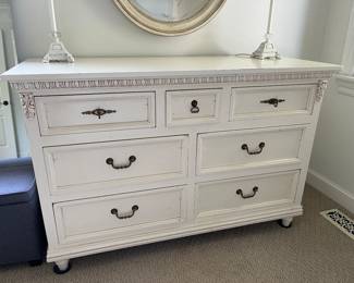 Custom Pine Merchant dresser 54"W x 22"D x 35"H 