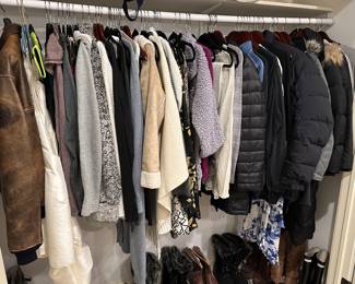 Women's (size XS - M) and men's clothing (size L)......