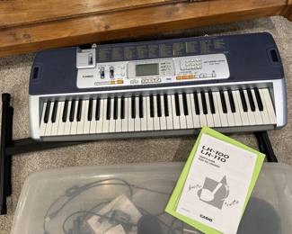 Casio keyboard and stand