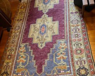 1 purple rug
