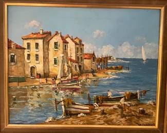 PAINTING IN LIV BOATS VILLAGE
