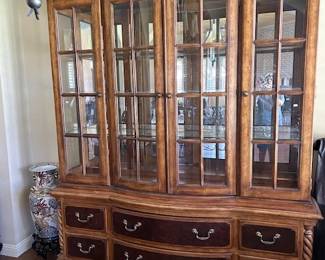 Fabulous large china cabinet (2 pieces)