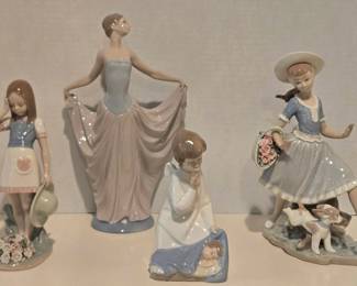 06 4 Lladro Porcelain Figurines