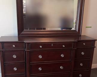 Lane Tall Dresser And Mirror
