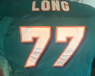 Miami Dolphins Jake Long #77 New Jersey