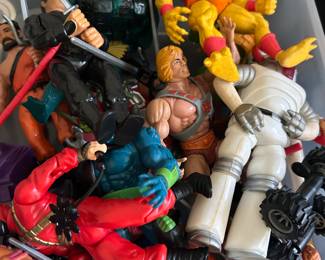 Bin of Figurines