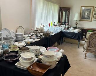 A view of the glassware!