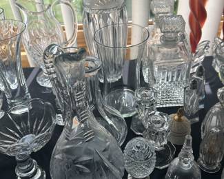 Cut Glass and Crystal, Waterford, Lenox and Others