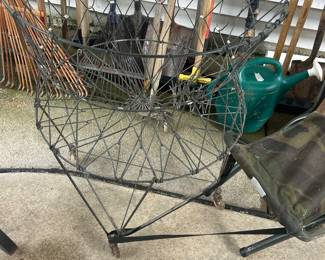 Cool Rolling Bin - Would make a great chandelier