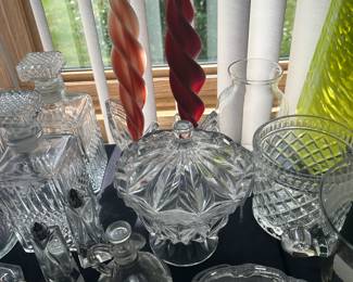 Cut Glass and Crystal - Waterford, Lenox and Others