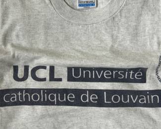 Vintage UCL Universite Catholique de Louvain Tee Shirt