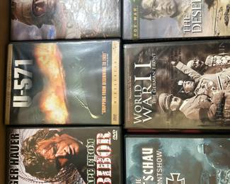 Box of DVDs