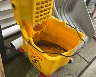 Nice Rolling Bucket and Mop
