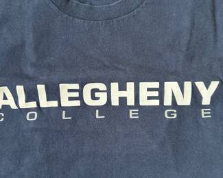 Vintage Allegheny College Tee Shirt