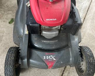 Honda HRX Mower w Bagger - yes it works!