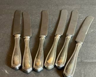 Six Butter Knives By Gorham