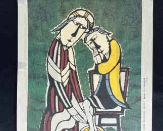 Washing The Disciples Feet by Sadao Watanabe - 1993