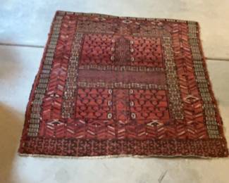 Vintage Turkish Rug 4' x 5'
