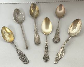 Souvenir Sterling Silver Spoons