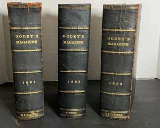 Godey’s Magazine Collection From 1861-1863