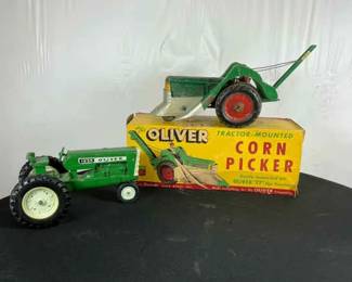 The Oliver Corn Picker and Tractor