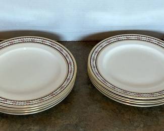 George Jones Crescent Dinner Plates From England