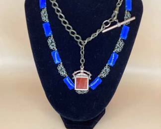Colorful Jewelry- Blue Glass, Coral And More