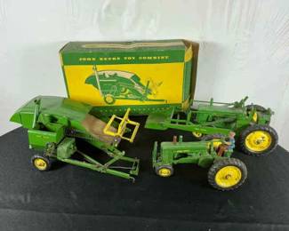 John Deere Row-Crap Tractor and Combine
