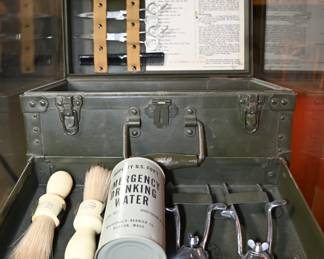 This is a M-1944 Kit, Barber with case. C. 1945 by William Bal Corporation.