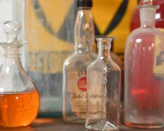 Midcentury Apothecary & Chemist Bottles