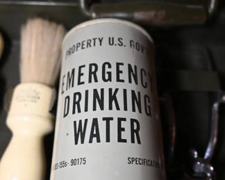 Incl emergency drinking water